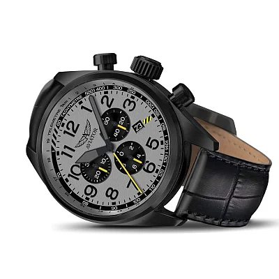 Aviator Airacobra P45 Chrono Black PVD V.2.25.5.174.4