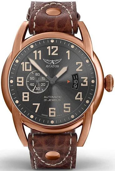 Aviator Bristol Scout Automatic Small Second Bronze PVD V31883144