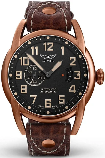 Aviator Bristol Scout Automatic Small Second Bronze PVD V31881624