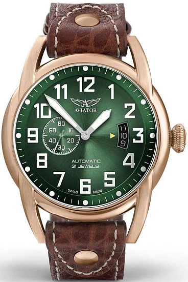 Aviator Bristol Scout Automatic Small Second Rose Gold PVD V31823114