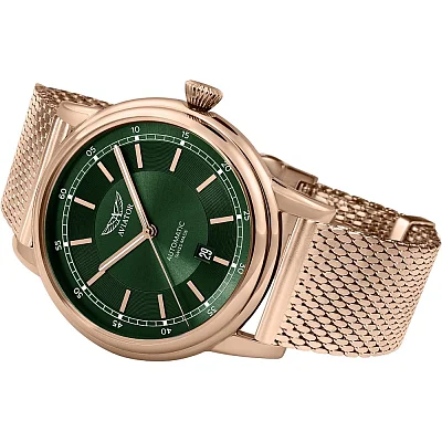 Aviator Douglas DC-3 45 Automatic Date Mesh V.3.32.2.237.5