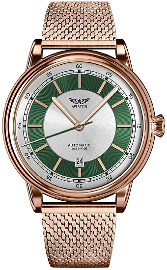 Aviator Douglas DC-3 45 Automatic Date Mesh V33222715