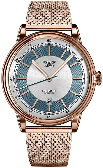 Aviator Douglas DC-3 45 Automatic Date Mesh V33222725