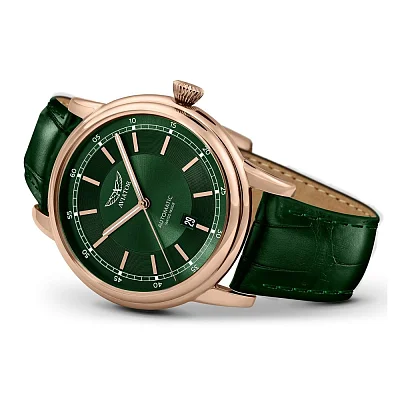 Aviator Douglas DC-3 45 Automatic Date Rose Gold PVD V.3.32.2.237.4