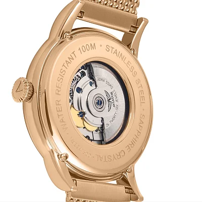 Aviator Douglas Day-Date Automatic Rose Gold PVD Mesh V.3.20.1.147.5