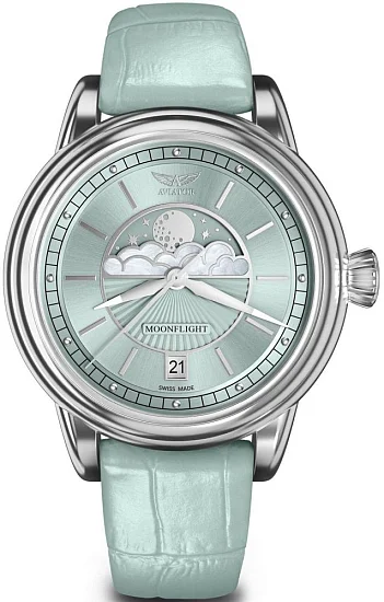 Aviator Douglas Moonflight Moonphase V13302614