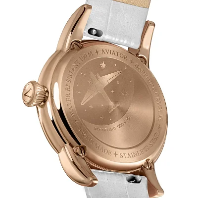 Aviator Douglas Moonflight Moonphase Rose Gold PVD V.1.33.2.251.4