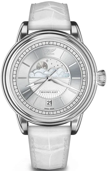 Aviator Douglas Moonflight Moonphase V13302504