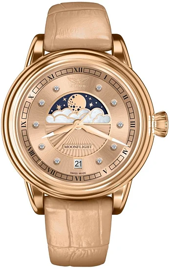 Aviator Douglas Moonflight Moonphase Diamonds V13323834
