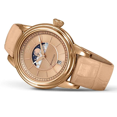 Aviator Douglas Moonflight Moonphase Rose Gold PVD V.1.33.2.260.4