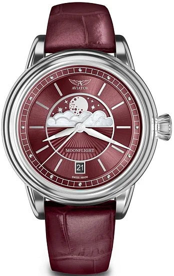 Aviator Douglas Moonflight Moonphase V13302644