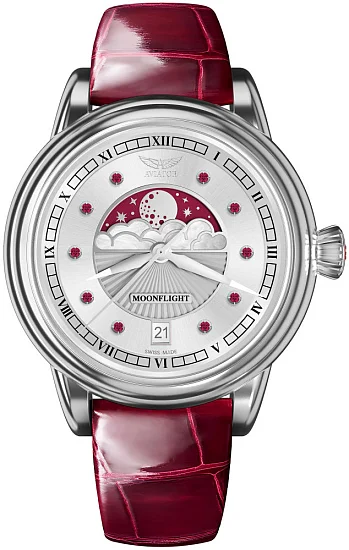 Aviator Douglas Moonflight Moonphase Gemstone Edition V13304194