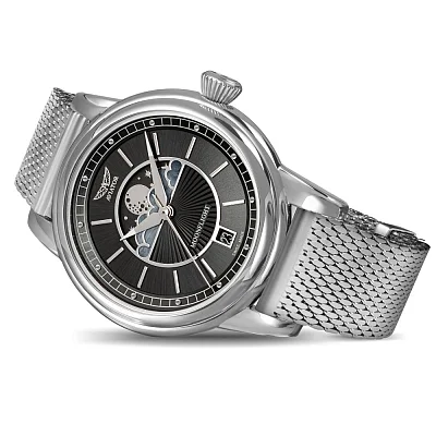 Aviator Douglas Moonflight Moonphase Mesh V.1.33.0.252.5