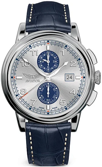 Aviator Douglas Quartz Chrono Date Small-Second V24504134