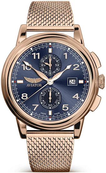 Aviator Douglas Quartz Chrono Date Small-Second V24524085
