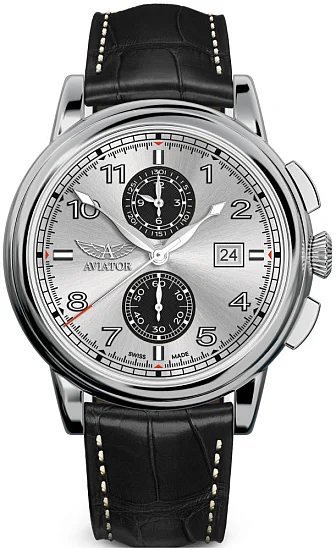 Aviator Douglas Quartz Chrono Date Small-Second V24504114