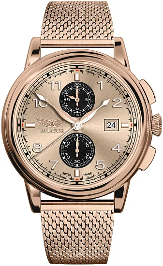 Aviator Douglas Quartz Chrono Date Small-Second V24524105