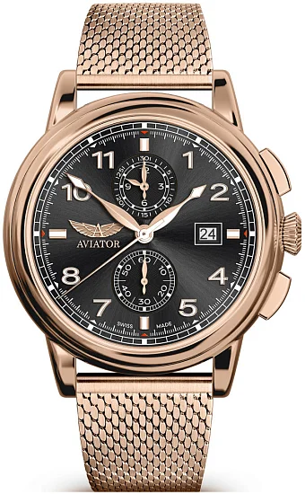 Aviator Douglas Quartz Chrono Date Small-Second V24524065