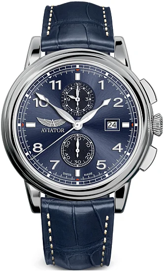 Aviator Douglas Quartz Chrono Date Small-Second V24504074