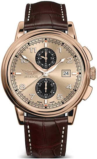 Aviator Douglas Quartz Chrono Date Small-Second V24524104