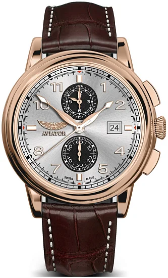 Aviator Douglas Quartz Chrono Date Small-Second V24524120