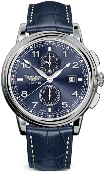 Aviator Douglas Quartz Chrono Date Small-Second V24504074