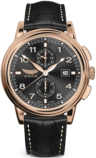 Aviator Douglas Quartz Chrono Date Small-Second V24524064