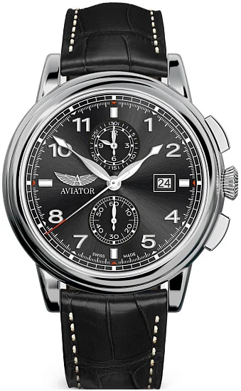 Aviator Douglas Quartz Chrono Date Small-Second V24504054