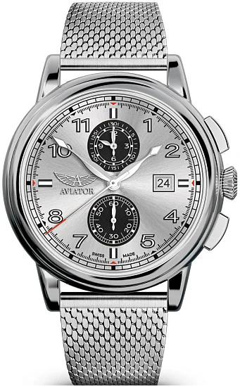 Aviator Douglas Quartz Chrono Date Small-Second V24504115