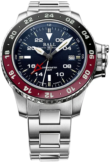 Ball Engineer Hydrocarbon AeroGMT II COSC Chronometer DG2018C-S3C-BE