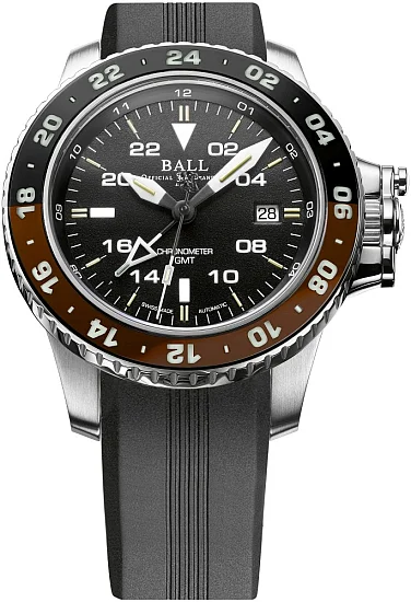 Ball Engineer Hydrocarbon AeroGMT II COSC Chronometer DG2018C-P12C-BK