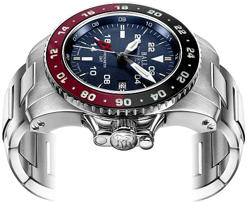 Ball Engineer Hydrocarbon AeroGMT II COSC Chronometer DG2018C-S3C-BE