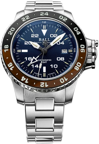 Ball Engineer Hydrocarbon AeroGMT II COSC Chronometer DG2018C-S12C-BE