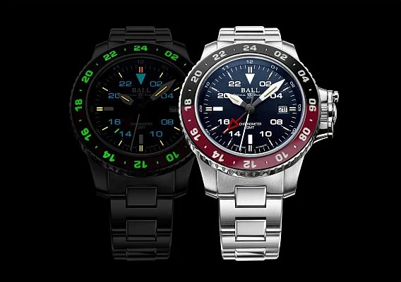 Ball Engineer Hydrocarbon AeroGMT II COSC Chronometer DG2018C-S3C-BE