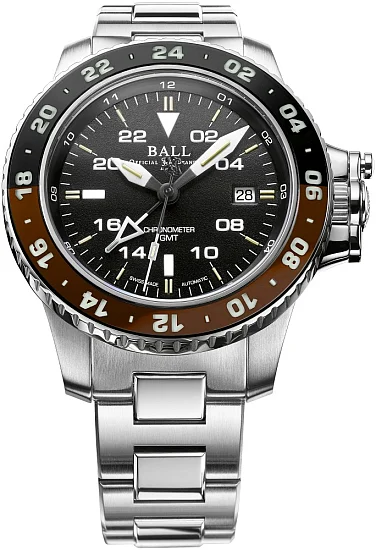 Ball Engineer Hydrocarbon AeroGMT II COSC Chronometer DG2018C-S12C-BK