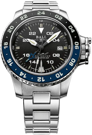 Ball Engineer Hydrocarbon AeroGMT Sled Driver COSC Chronometer Limited Edition DG2018C-S17C-BK
