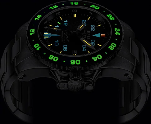 Ball Engineer Hydrocarbon AeroGMT Sled Driver COSC Chronometer Limited Edition DG2018C-S17C-BK