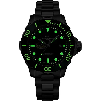 Ball Engineer Hydrocarbon DeepQUEST Protector Ceramic COSC Chronometer DM3002A-S10C-GR