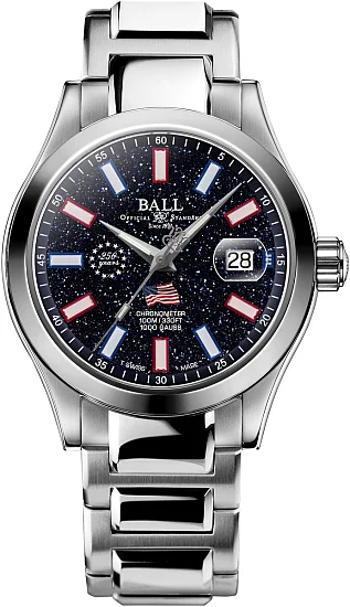Ball Engineer III Patriot COSC Chronometer 904L NM9026C-S59C-ABE2