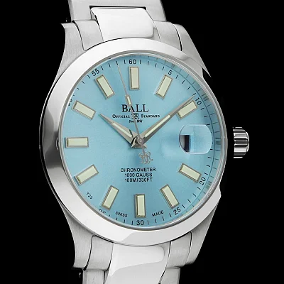 Ball Engineer III Marvelight COSC Chronometer 904L Ice Blue NM9026C-S6CJ-IBE