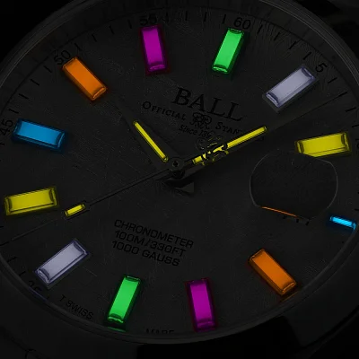 Ball Engineer III Marvelight COSC Chronometer 904L Meteorite Rainbow NM9026C-S46C-MSLR
