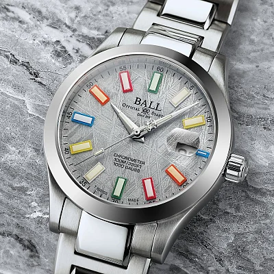 Ball Engineer III Marvelight COSC Chronometer 904L Meteorite Rainbow NM9026C-S46C-MSLR