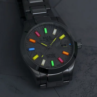 Ball Engineer III Marvelight COSC Chronometer 904L Meteorite Rainbow NM9026C-S46C-MSLR