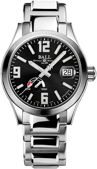 Ball Engineer III Pioneer Power Reserve COSC Chronometer 904L PM9026C-SCJ-BK