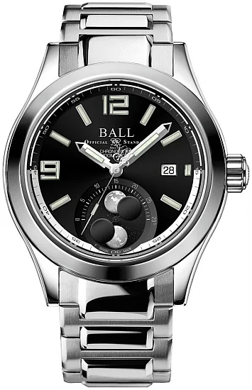 Ball Engineer II Moonphase COSC Chronometer 43mm Limited Edition 904L NM2028C-S45C-BK