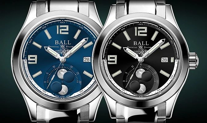 Ball Engineer II Moonphase COSC Chronometer 43mm Limited Edition 904L NM2028C-S45C-BK