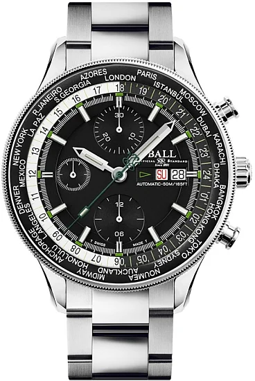 Ball Engineer II Navigator World Time Chronograph CM3388D-S-BK