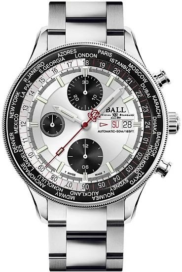 Ball Engineer II Navigator World Time Chronograph CM3388D-S1-SLBK