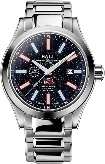 Ball Engineer Manufacture Patriot 43mm COSC Chronometer NM2128C-S7C-ABE2