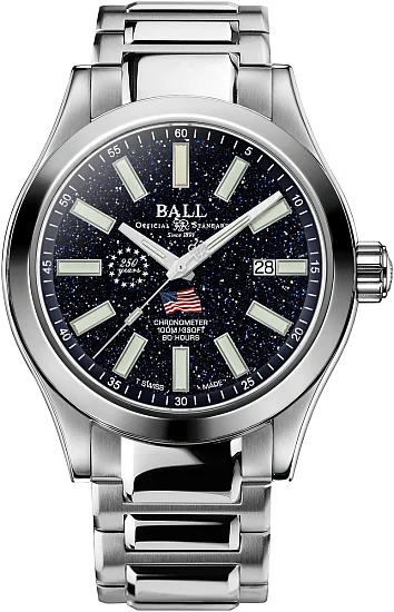 Ball Engineer Manufacture Patriot 43mm COSC Chronometer NM2128C-S7C-ABE1